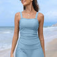 👙Kobiece dwuczęściowe stroje kąpielowe typu tankini z efektem wyszczuplającym brzuch