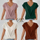 👚 Elegancka casualowa koszulka z krótkim rękawem