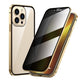 🔥 Magnetyczne etui na iPhone'a z prywatnym szkłem i metalową ramką📱