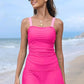 👙Kobiece dwuczęściowe stroje kąpielowe typu tankini z efektem wyszczuplającym brzuch
