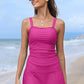 👙Kobiece dwuczęściowe stroje kąpielowe typu tankini z efektem wyszczuplającym brzuch