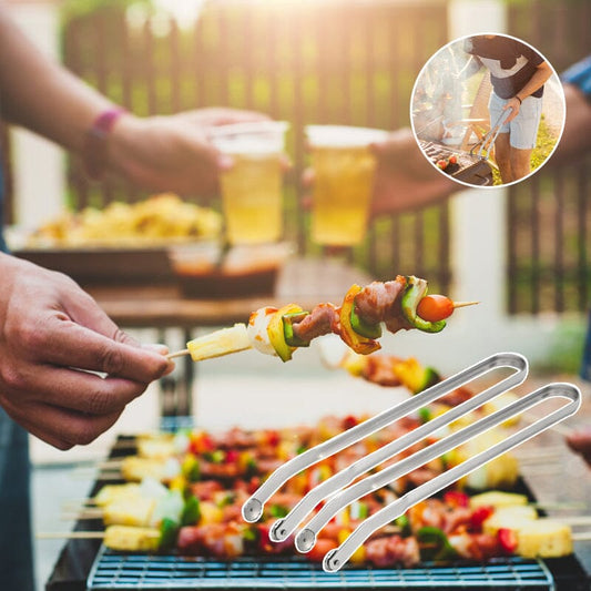 Szczypce do obracania kiełbasek BBQ