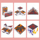 Geometryczny sześcian 3D z różnicą