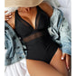 Siateczkowy kostium kąpielowy Tummy Tuck