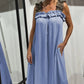 🔥👗【S-4XL】2025 nowa bawełniana lniana sukienka