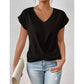 👚 Elegancka casualowa koszulka z krótkim rękawem
