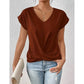 👚 Elegancka casualowa koszulka z krótkim rękawem