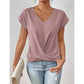 👚 Elegancka casualowa koszulka z krótkim rękawem