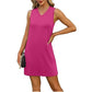 👗Damska mini sukienka z dekoltem w szpic