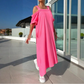 👗Damska sukienka maxi z odkrytymi ramionami