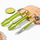🍉 3‑w‑1 zestaw narzędzi do wydrążania kulek z melona ze stali nierdzewnej – idealny do owoców, warzyw i deserów! 🥄✨