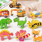 🦖 Puzzle edukacyjne 3D dla dzieci