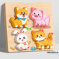 🔥 Edukacyjne drewniane puzzle 3D💖
