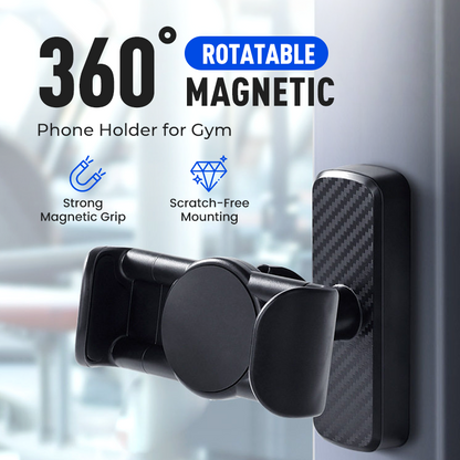 Obrotowy uchwyt magnetyczny do telefonu 360° na siłownię