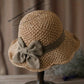 📢 50% TANIEJ! 🏖️👒 Elegancki Słomkowy Kapelusz z Plecionym Brzegiem i Kokardką – Twój letni must-have na plażę i słoneczne dni! ☀️🌊