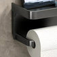 🔥Kup 1, a drugi dostaniesz gratis🔥Uchwyt na papier toaletowy do montażu na ścianie z półką do przechowywania