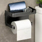 🔥Kup 1, a drugi dostaniesz gratis🔥Uchwyt na papier toaletowy do montażu na ścianie z półką do przechowywania