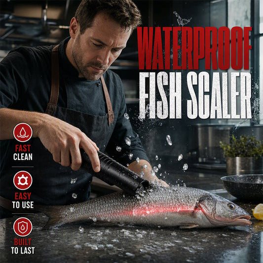 🐟 Elektryczne, wodoodporne narzędzie do skrobania ryb 🔪