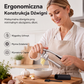 Prasa do czosnku Premium z miękkim, ergonomicznym uchwytem ułatwiającym wyciskanie
