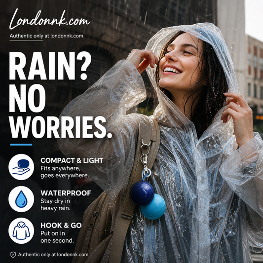 🌧️ Przenośna, jednorazowa kurtka przeciwdeszczowa – ✨ Lekka jak piórko, zapewniająca natychmiastową ochronę i płynną, beztroską wycieczkę 🎒🏕️