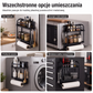 🧲 Uchwyt do montażu na ścianie lodówki bez użycia gwoździ | Magnetyczny stojak na przyprawy + półka – 2 w 1