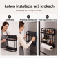 🧲 Uchwyt do montażu na ścianie lodówki bez użycia gwoździ | Magnetyczny stojak na przyprawy + półka – 2 w 1