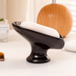 🧼🍃Ceramiczna mydelniczka w kształcie liścia z samoodprowadzaniem wody – Utrzymuje mydło suche🏠