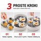 🍳🥚3-w-1 forma do gotowania jajek w koszulce ze stali nierdzewnej