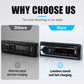 🎵🚗 Radio samochodowe Bluetooth 5.0 z dwoma portami USB i zestawem głośnomówiącym