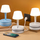⏰ 💡 Lampka nocna z USB i gniazdkami – oświetlenie i ładowanie w jednym! 🔌