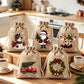 🎄 🎁 Świąteczne woreczki na prezenty – świąteczne wzory, ściągacz i wytrzymały materiał ✨🎅