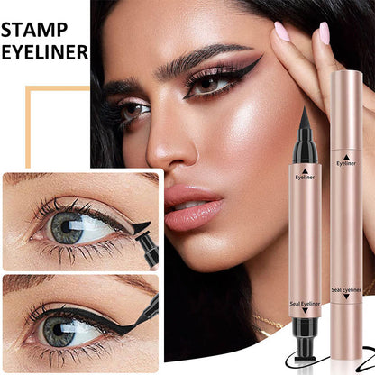 ✨Kup 1 i otrzymaj 1 gratis✨Podwójny trójkątny eyeliner w płynie