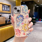 Etui na iPhone'a Oil Painting Flower z folią ochronną na obiektyw