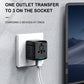 💥💥Uniwersalny podróżny adapter wtyczki z 4 portami USB