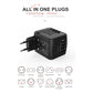 💥💥Uniwersalny podróżny adapter wtyczki z 4 portami USB